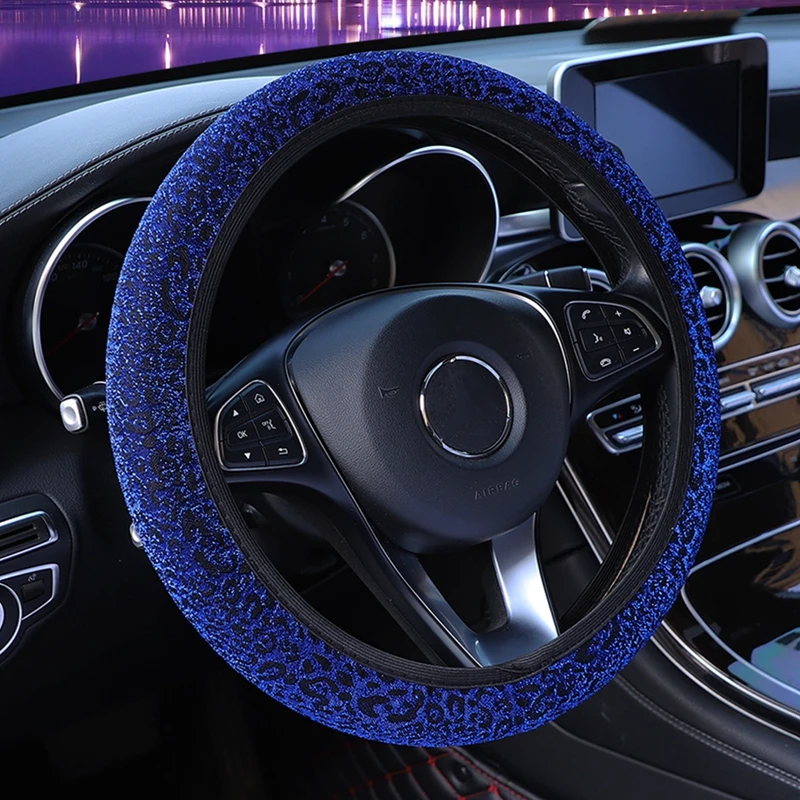 37 38Cm Universal Car Steering Wheel Cover No Inner Ring Anti Slip