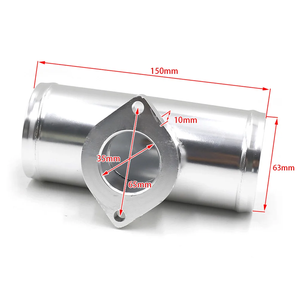 Type-RS Adjustable 25psi Blow off Valve Adaptor With 63mm or 76mm Flange Pipe For GD-RS FV RZ BOV Adapter L = 150mm