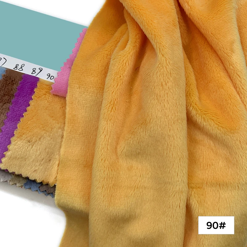Handmade Short Pile Plush Fabric for DIY Projects and Home Decor