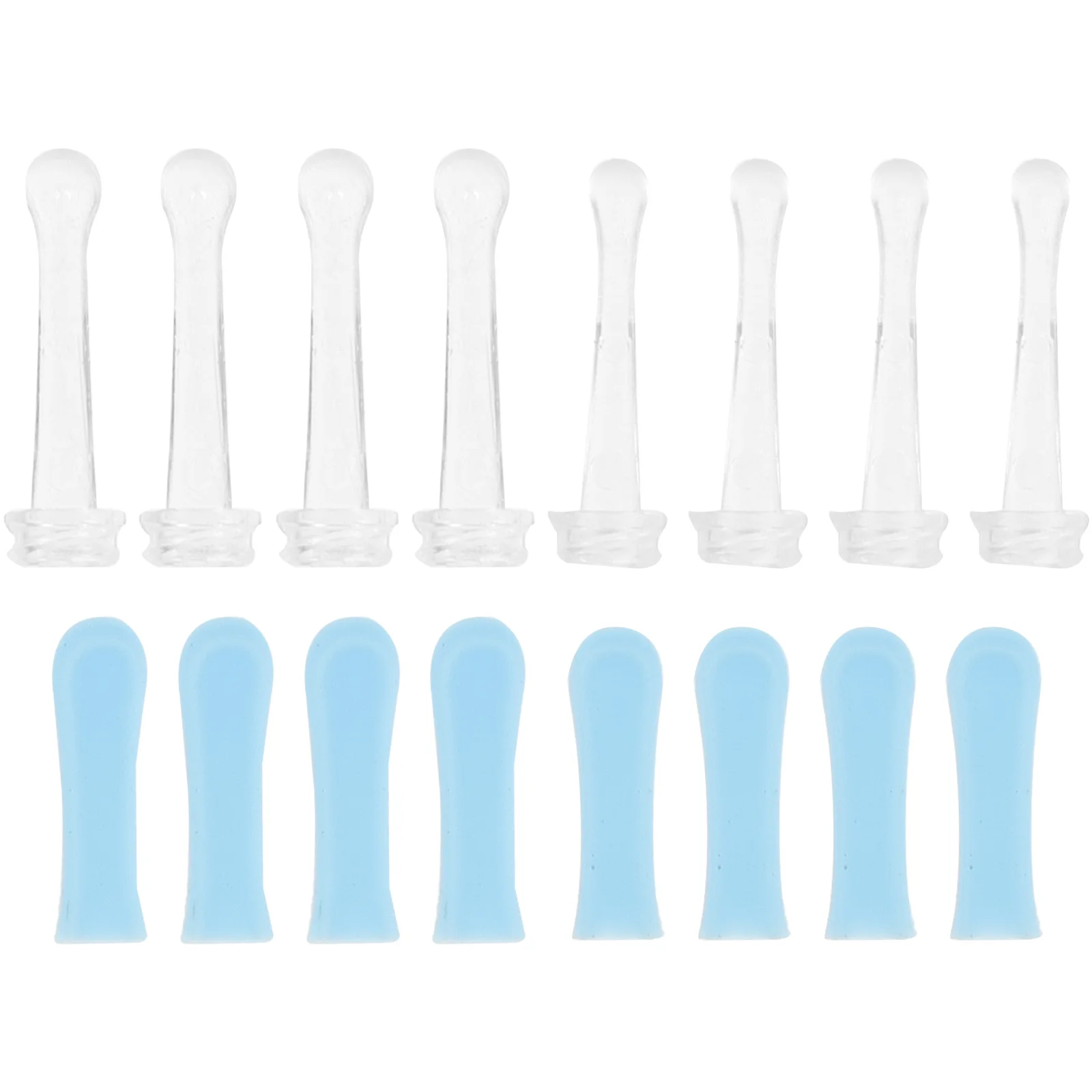 

Silicone Gauges For Ear Scoops Wax Removal Tips Visible 1.5x0.3cm Remove Tool Intelligent Remover Camera Silica Gel