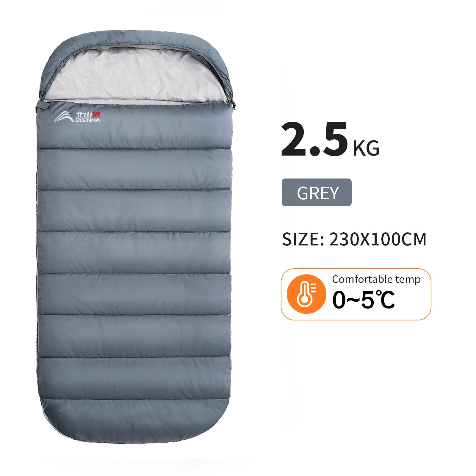 Extra Wide Large Camping Sleeping Bag 8