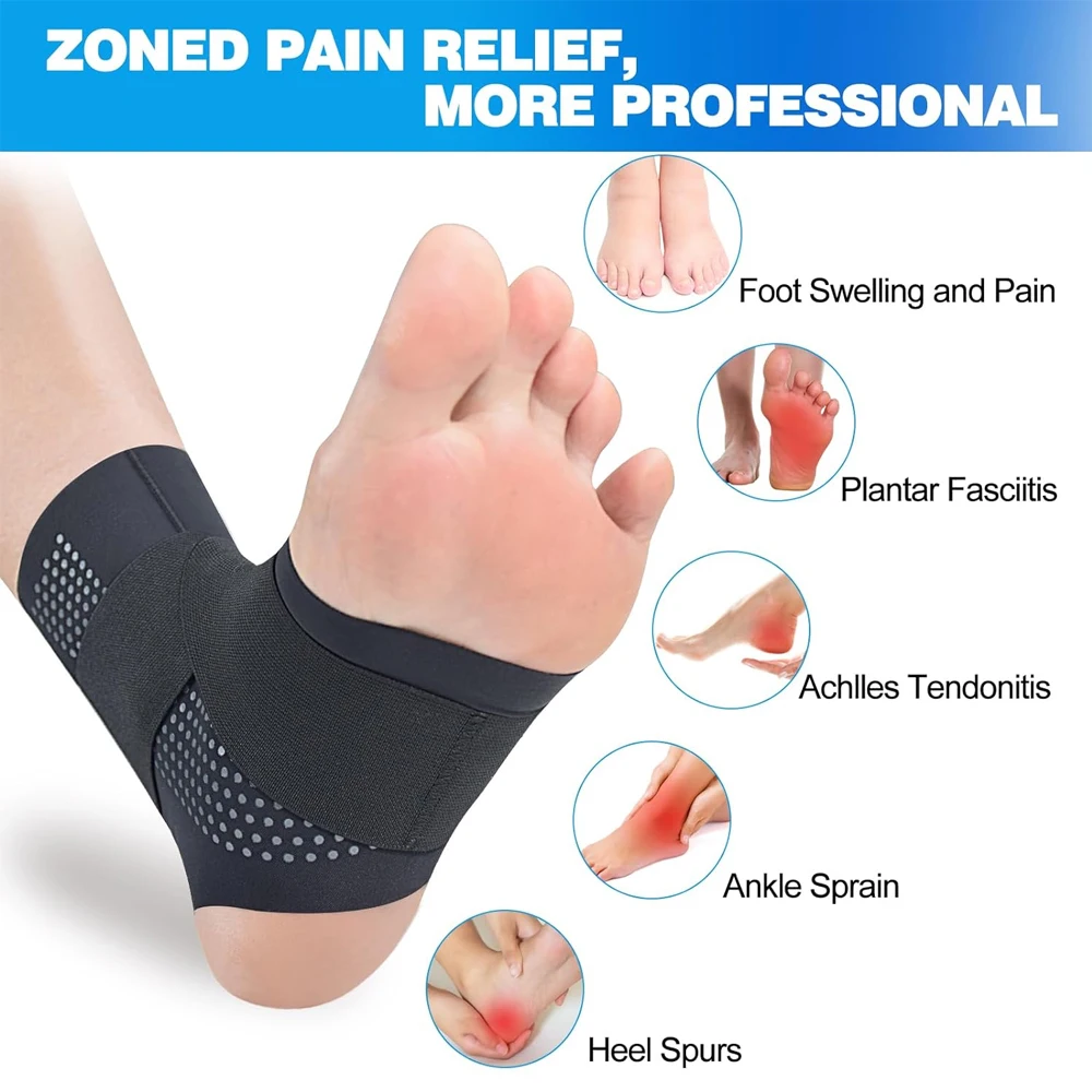 1Pcs ankle support for ligament damage plantar fasciitis men women with compression strap ankle support ankle support brace