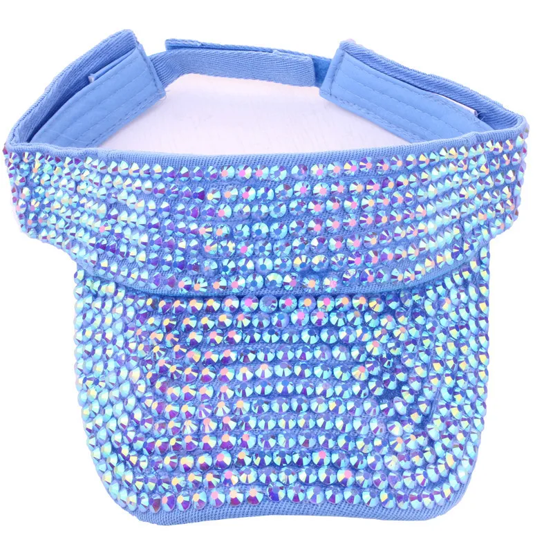Frauen Strass Hohl Top Hut Casual Sonnenblende Sommer Frühling Mode Vielseitige Diamant-eingebettet Personalisierte Baseball Kappe – Detail 6