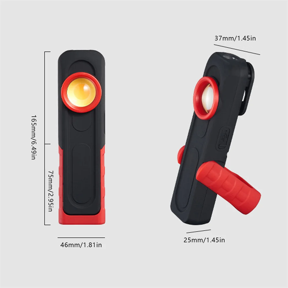 자석식 차량 도색 마감 램프 스캔 스월 다기능 LED 작업등 (자동차 수리 디테일링용)
