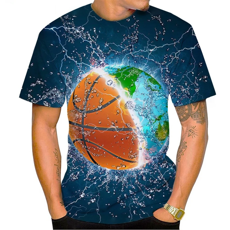 Tshirts 3D Print Flames Basketball Sports T Shirt Fashion Kids Casual Boys  Girls Unisex Kawaii Hip Hop Round Neck Tshirt Tops - AliExpress
