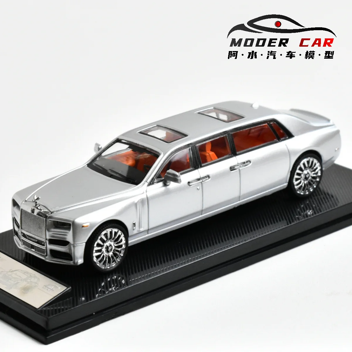 ミニカー 1/64 Rolls Royce Phantom 1/64 Rolls-Royce Phantom Coupe (White) Diecast Car Model