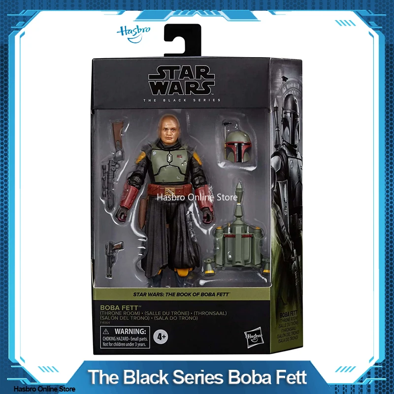 

Hasbro Star Wars The Black Series Boba Fett (Throne Room) Toy 6-Inch-Scale Collectible Figure Kids Ages 4 and Up F4064