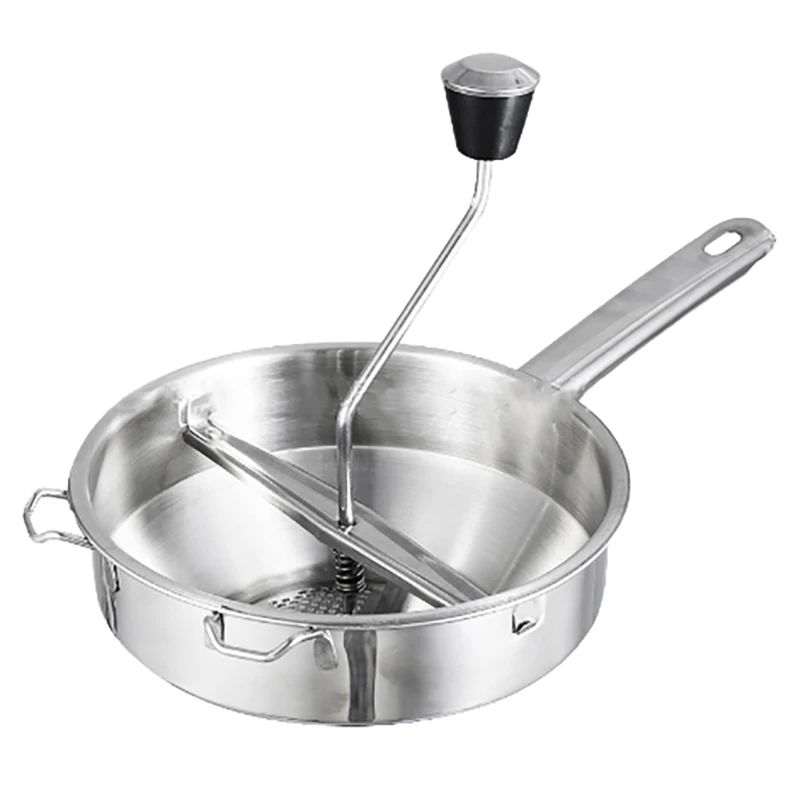 Çok fonksiyonlu Paslanmaz Çelik Gıda Değirmeni Döner Değirmen Sebze Süzgeç Patates Domates Ezici Öğütücü Freze Diskleri Ile