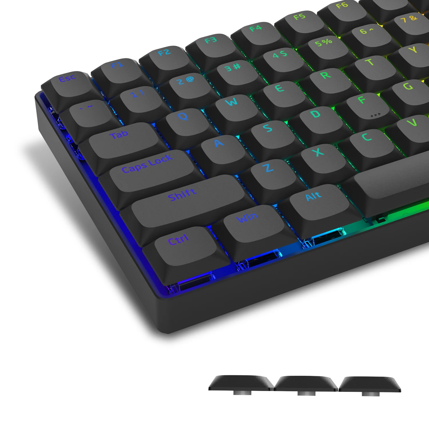 Chave de Baixo Perfil Preto Pbt Keycap Horizonte Backlit Keycap para Cherry Gateron mx Teclado Mecânico com Trabalho Eua e Reino Unido Layout 118 - Imagem 6