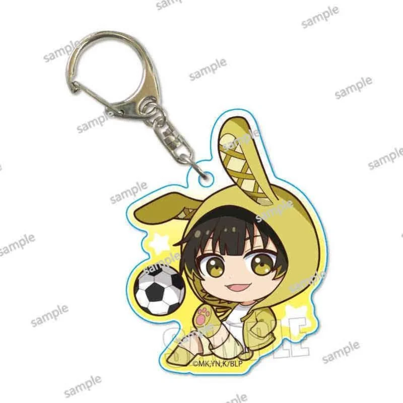 

Men Key Chain for Women Isagi Yoichi BACHIRA MEGURU Anime KeyChain BLUE LOCK Fashion Cute Figure Acrylic Keyring Pendant Gifts