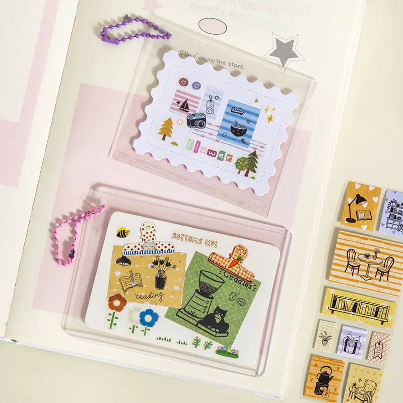 1pcs/1lot 장 접착 테이프 마이 라이트 스위트 데일리 루틴 마스킹 정크 저널 스크랩북 스티커 DIY