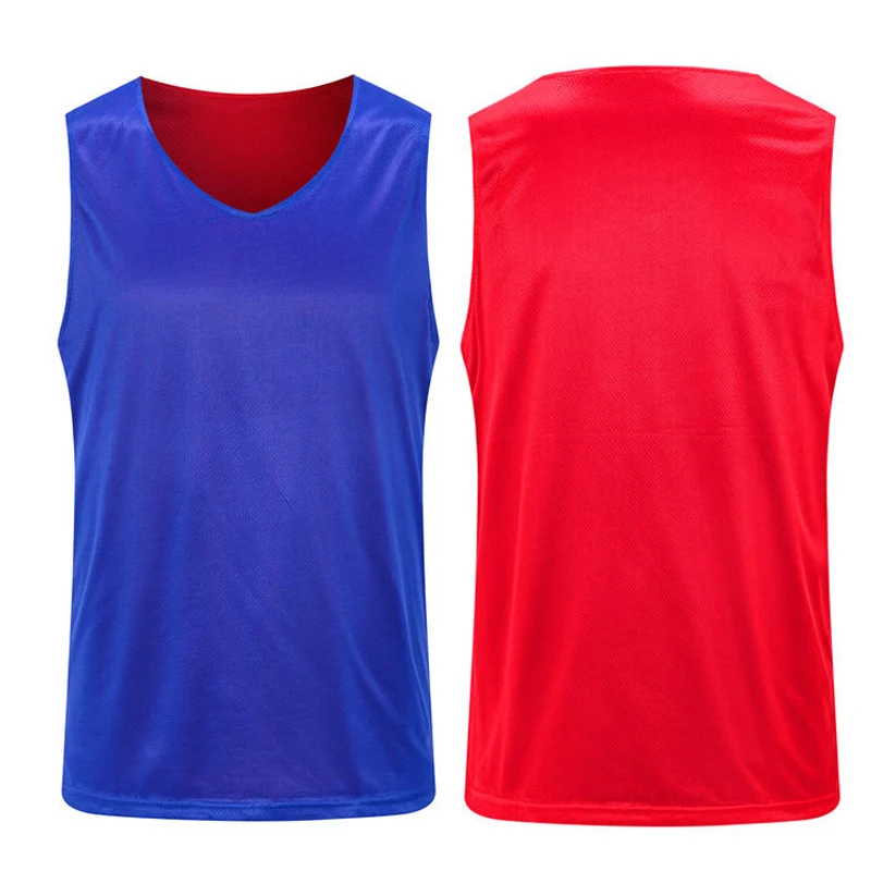 Bluewhite Kid Men Reversible Basketball Jersey Anti-pilling Basketball Jerseys Polyester Youth College Jerseys