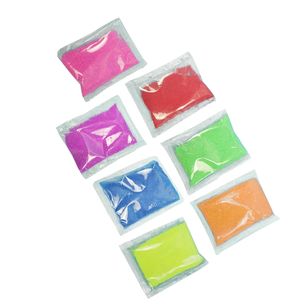 7 Packs Sand Hydrophobic Toys Toddler Supplies Kids Colored for Children Portable Funny Beach 4