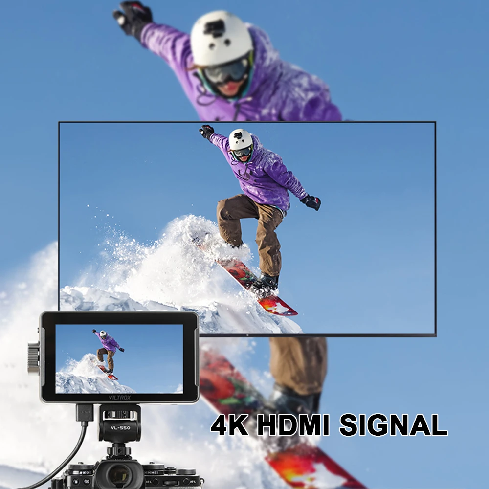 VILTROX DC-550 Pro 5.5 インチプロフェッショナルカメラスタジオ