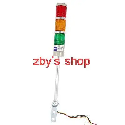 DC 12V 다층 빨간색 주황색 녹색 빛 산업용 경고 신호 타워 램프