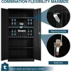 Metal Storage Cabinet with 2 Door and 4 Adjustable Shelves, 71 inch Tall Steel Cabinet for Warehouse, Garage, Home, Office 4