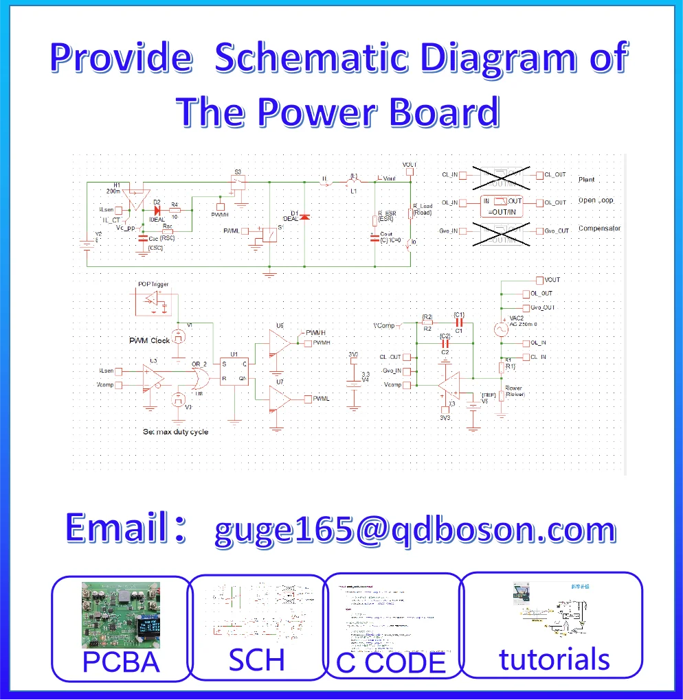 STM32G474 digital control synchronous Buck digital power supply open-source materials, including PCB, PCBA，Code，SCH， Tutorial, e
