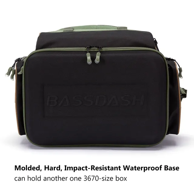 Bassdash Multifunctional Fishing Tackle Backpack – Lightweight Tactical Soft Tackle Box with Rain Cover 4