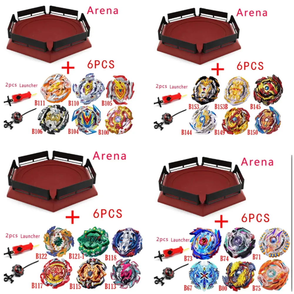 Beyblade Toys 11Styles Tops Launchers Beyblade Burst Set with Starter and Arena