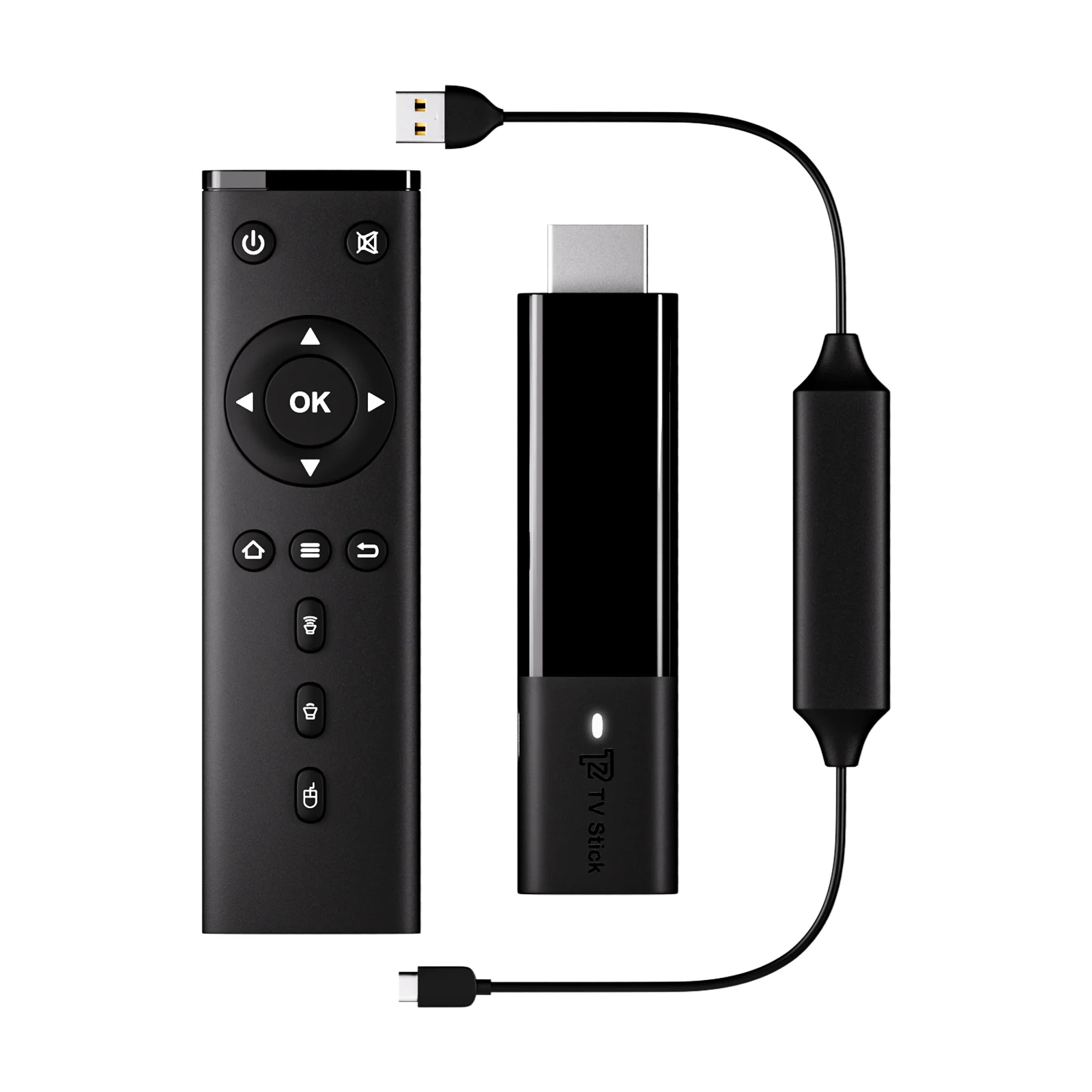 T2 Tv Stick 4K 1080P Hdr Ble 5.0 Android 11.0 Smart Tv Stick 2.4G Wifi 2G 16G Android Tv Box S905W2 Arm G31 Mp2 Gpu Media Player