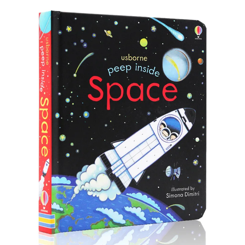 Peep Inside Usborne English Educational Picture Books for Kids Children Fairy Tale Story Book Learning Toys Montessori Materials 4