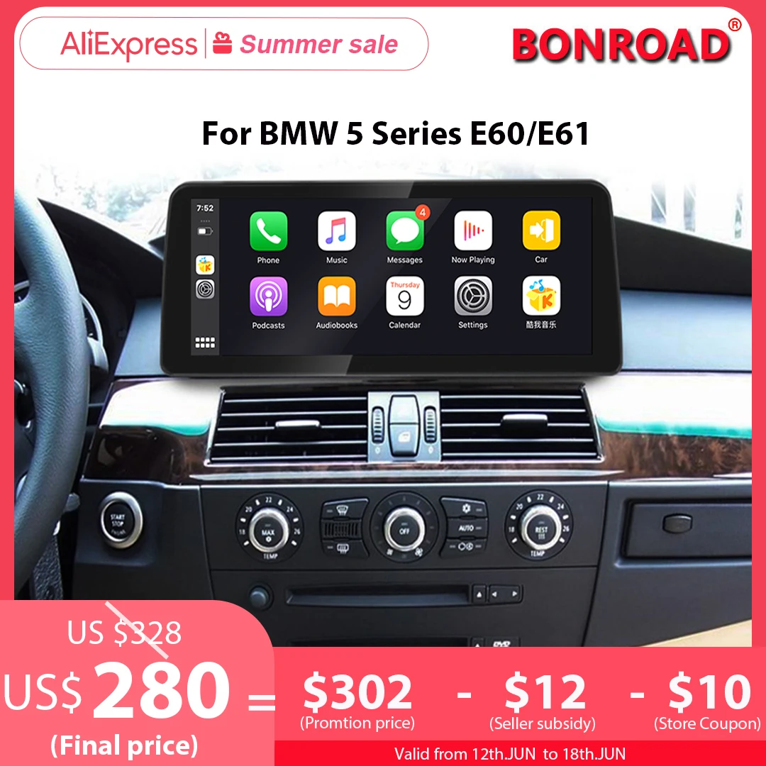 12.3 "1920*720P Android Car Multimedia Player สำหรับ BMW 5 Series E60 ...