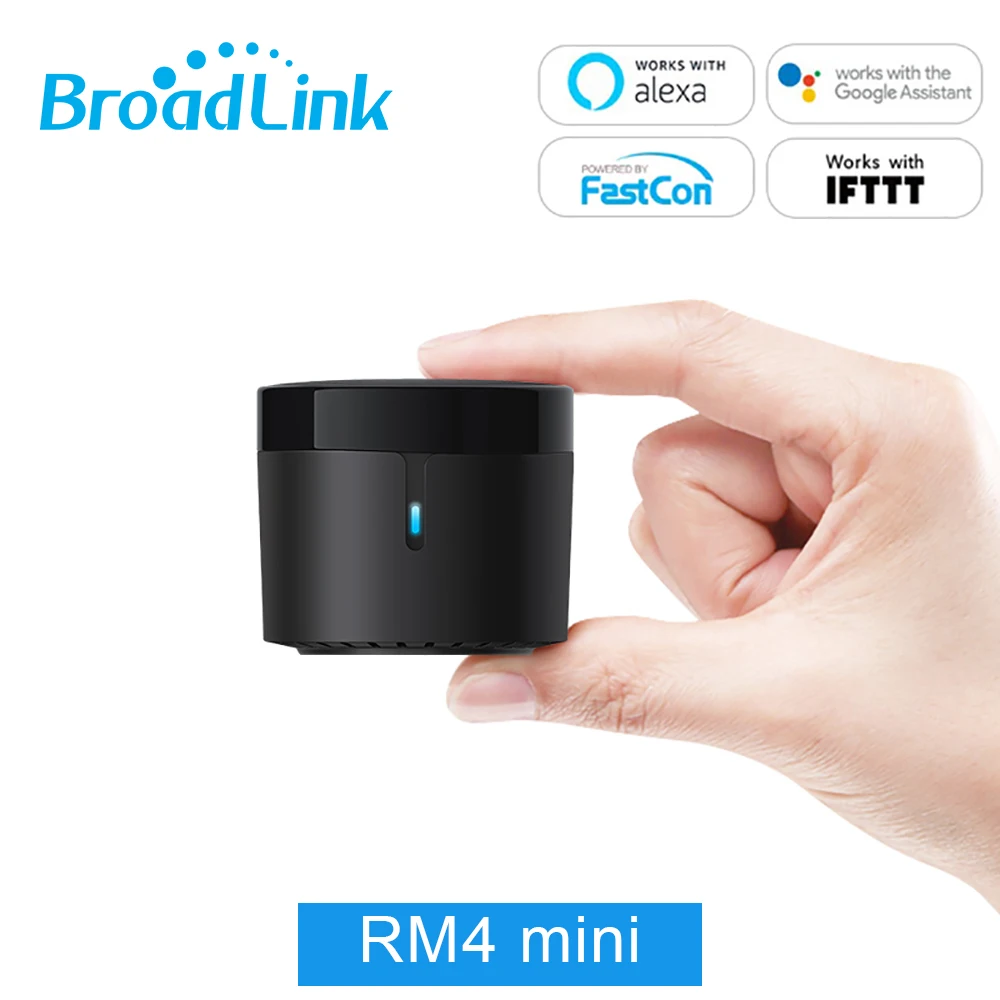 Broadlink Rm4 Mini Ir Wifi Interruttore Di Controllo Remoto Universale Sensore Hts2 Per Smart Home Work Alexa Google Assistant Ifttt Domotica