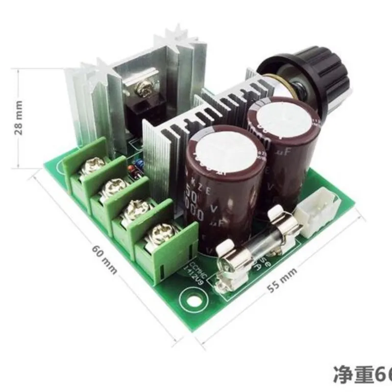 DC 12V 24V 30V 40V 13KHZ 자동 PWM DC 모터 조절기 레귤레이터 거버너 속도 컨트롤러 스위치 10A 50V 1000uF