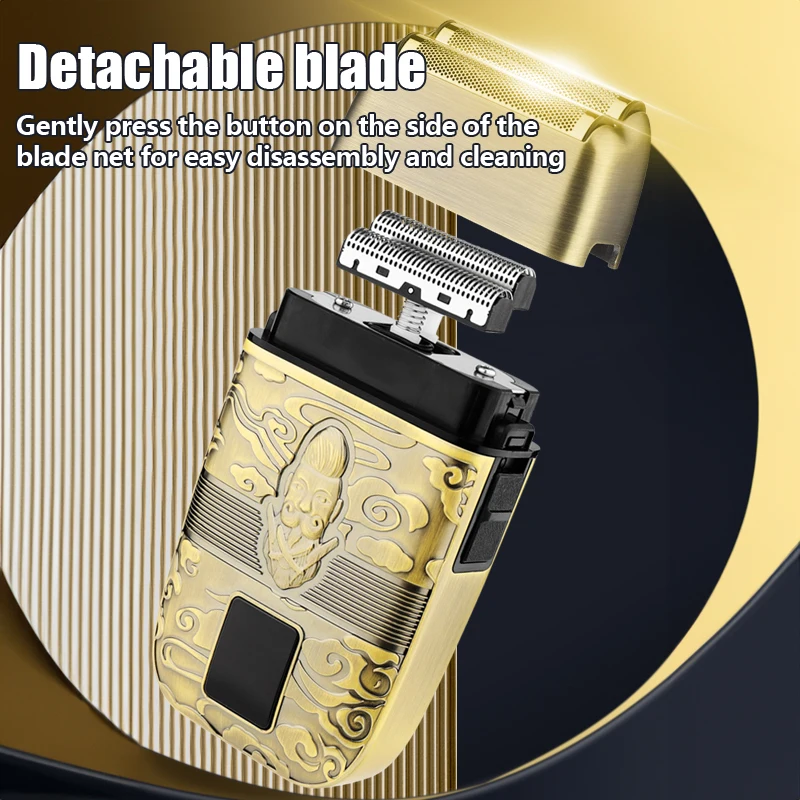 New electric hair clipper set 3 in 1 multi-functional men's sculpting electric clipper reciprocating shave 6