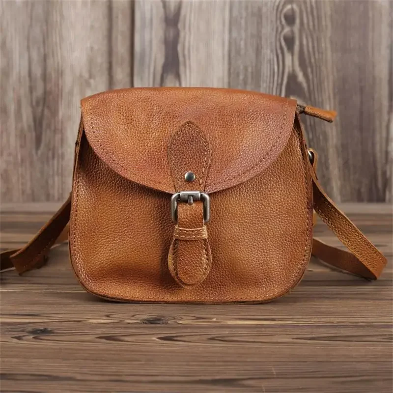 Genuine Leather Women Shoulder Crossbody Bag