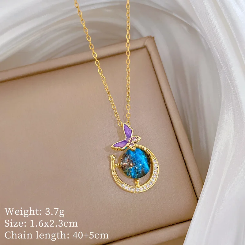 DIEYURO 316L الفولاذ المقاوم للصدأ السماء المرصعة...