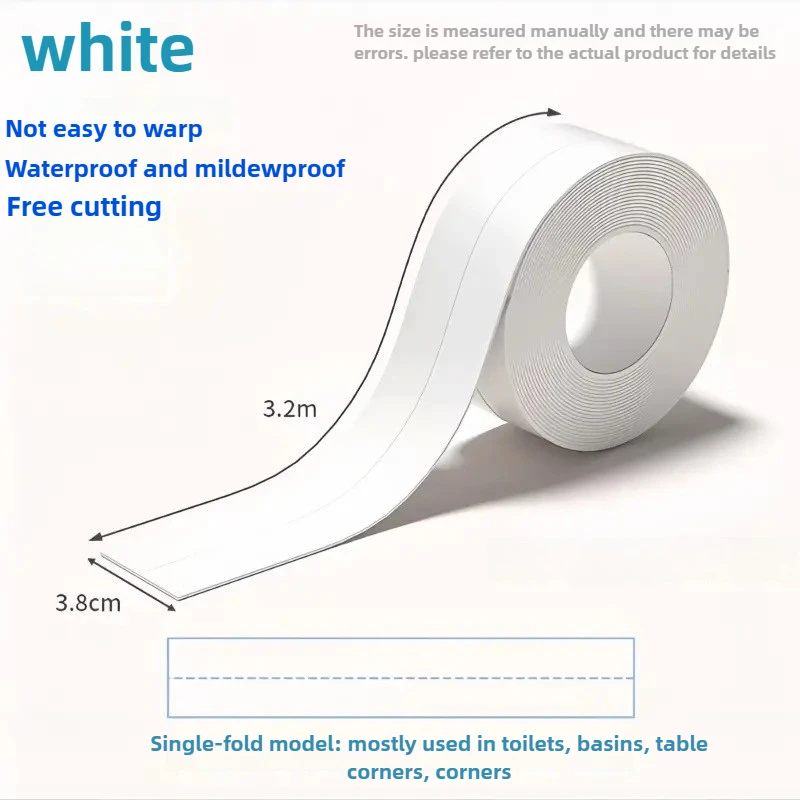 Enhanced Bathroom Sealing Tape - Waterproof Anti-Mildew Adhesive Strip