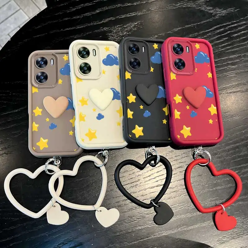 Yellow Star Phone Case Set with Lanyard and Craft Embellishments