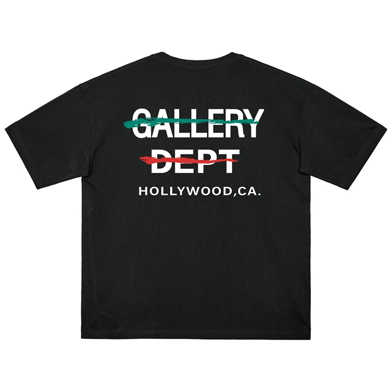 Gallery Dept Tide 2023 New Streetwear Letter Graffiti Print Men T-Shirts 1