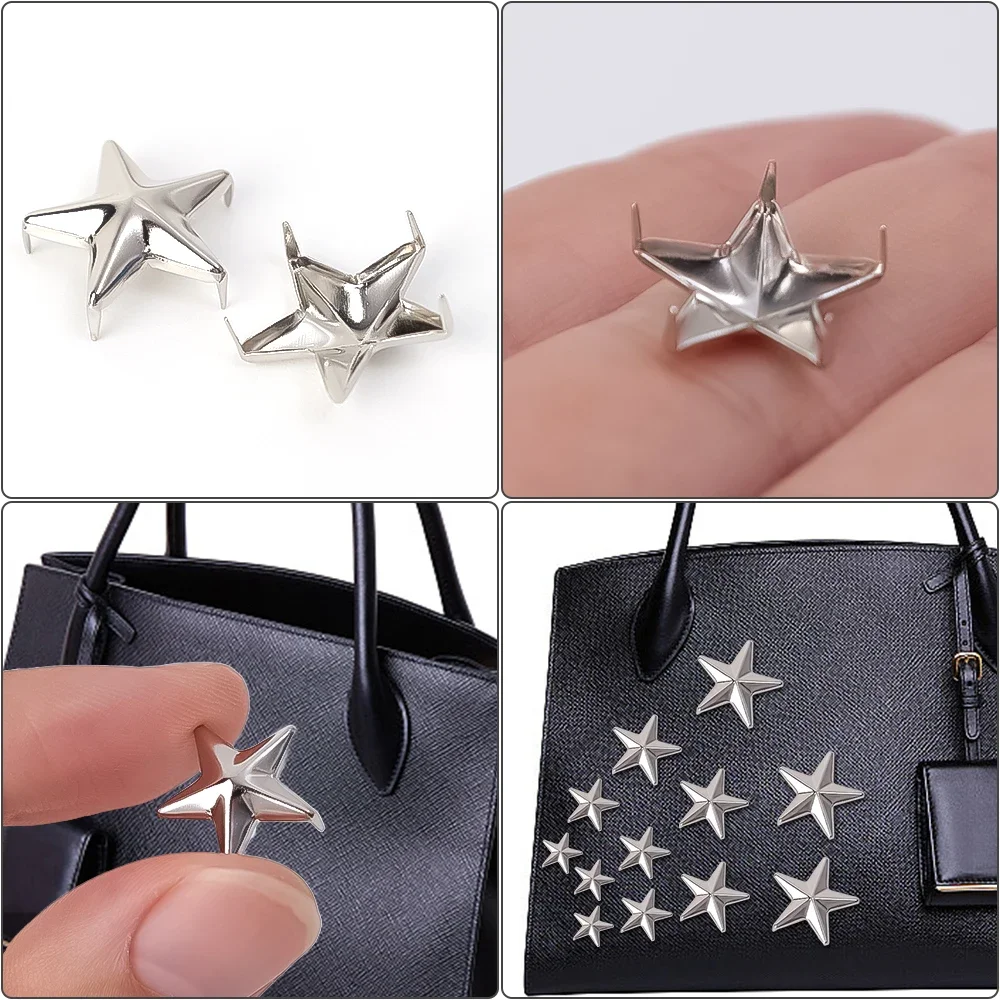 Metal rivets metal studs leather rivets for DIY leather clothes shoes bags