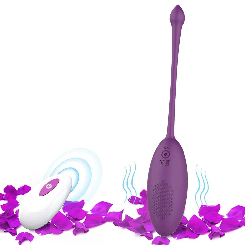 Remote Control Vibrating Egg G Spot Simulator Vagina Kegel Trainer_voghion.com