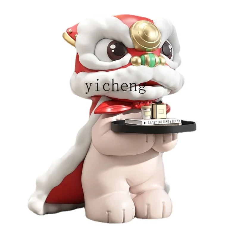 

ZK National Tide Xingshi Floor Ornaments Home Ornament Living Room Home Hallway Sculpture Lucky Gift Moving into the New House