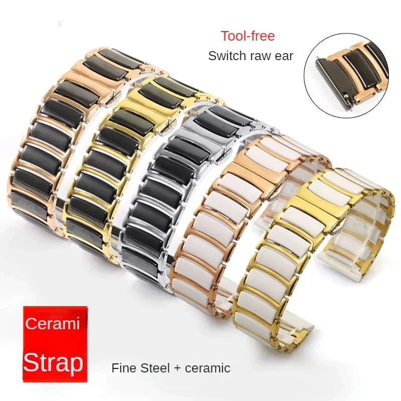 Cheap Wholesale Online Shopping Ceramic 21 mm Replacement Watch Strap 110023C_K0024438