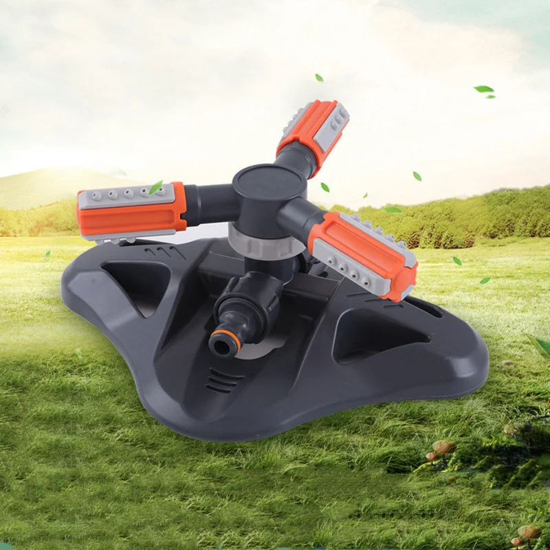 

1Pc 360 Degree Automatic Rotating Lawn Water Sprinkler Adjustable Nozzle Farm Vegetable Irrigation Supplies Garden Watering Tool