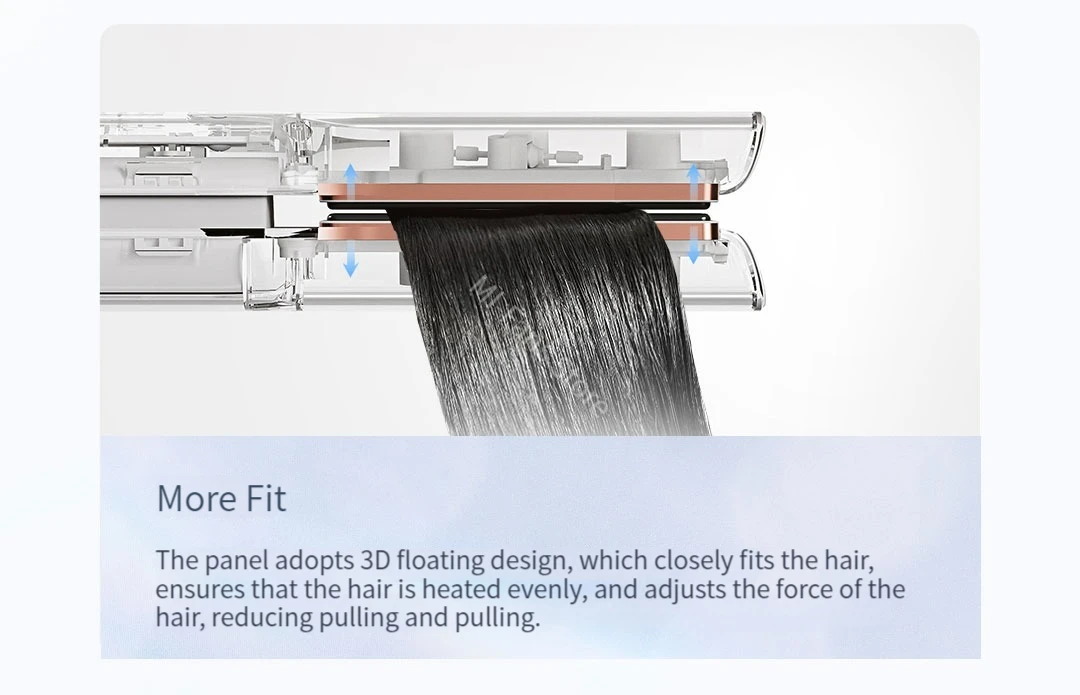 Xiaomi Mijia Wireless Straight Hair Clip Professional Straightener description image 11
