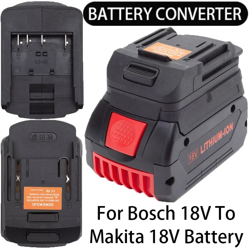 New Battery Converter for Bosch 18V to Makita 18V BL Series Lithium Ion Battery Adapter Power Tool Accessories fr e840 series fr e840 0170 4 60 7 5kw new frequency converter fr e840 0120 4 60 5 5kw