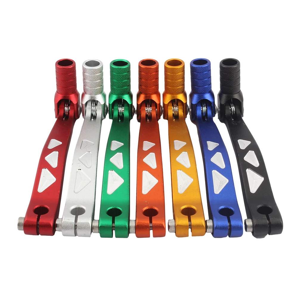 Enhanced Folding Aluminum Motocross Gear Shift Lever for Dirt Bike Enduro Motorcycle