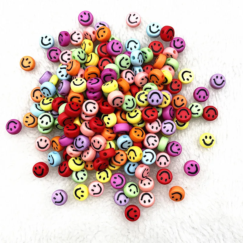 100pcs 7x4mm 6x6mm Mixed Alphabet Letter Beads Charms Beads for Making  Jewelry Diy Handmade Bracelets Accessories