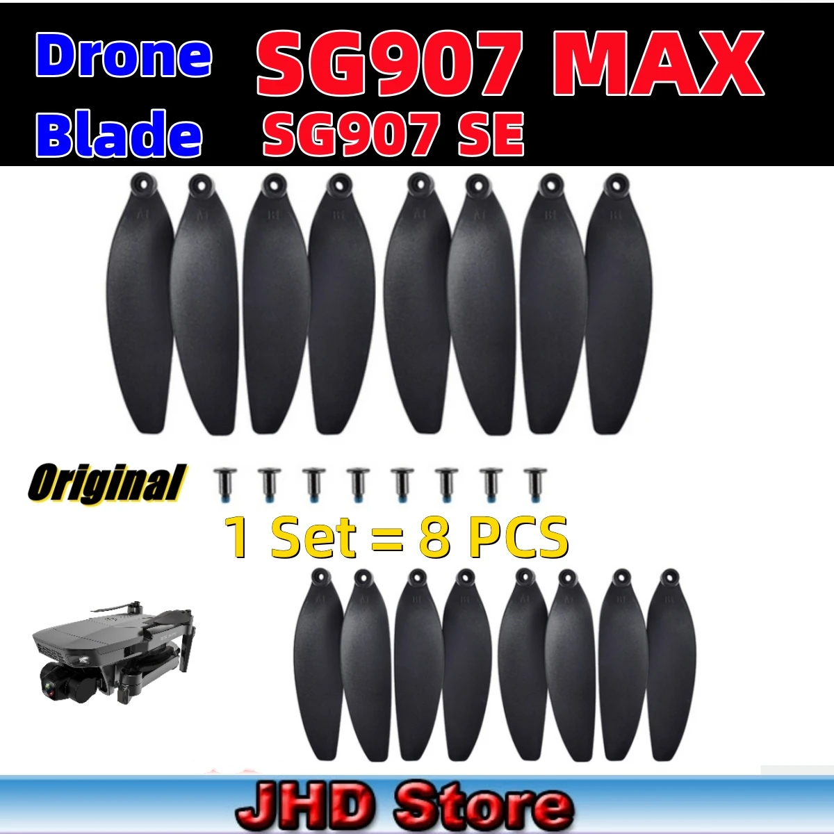 JHD SG907 MAX пропеллер/SG907 SE ZLL оригинальный Пропеллер для SG907 MAX 4K Лопасть Винта дрона RC пропеллер оптом