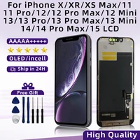 Choice OLED For iPhone X XR XS MAX 11 11 Pro 12Pro 12 LCD Display Screen Digitizer For iPhone 12 Mini 13 14 Pro Max 15 Incell 1
