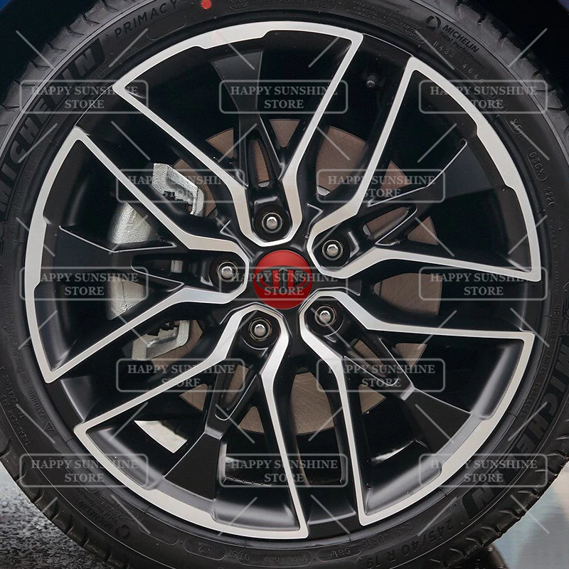 Ceed Sonata Sportage Sorento Tucson Stinger ABS 자동차 배지 전면 엠블럼 휠 허브 스티커 스티어링 휠 뒷 트렁크 스티커