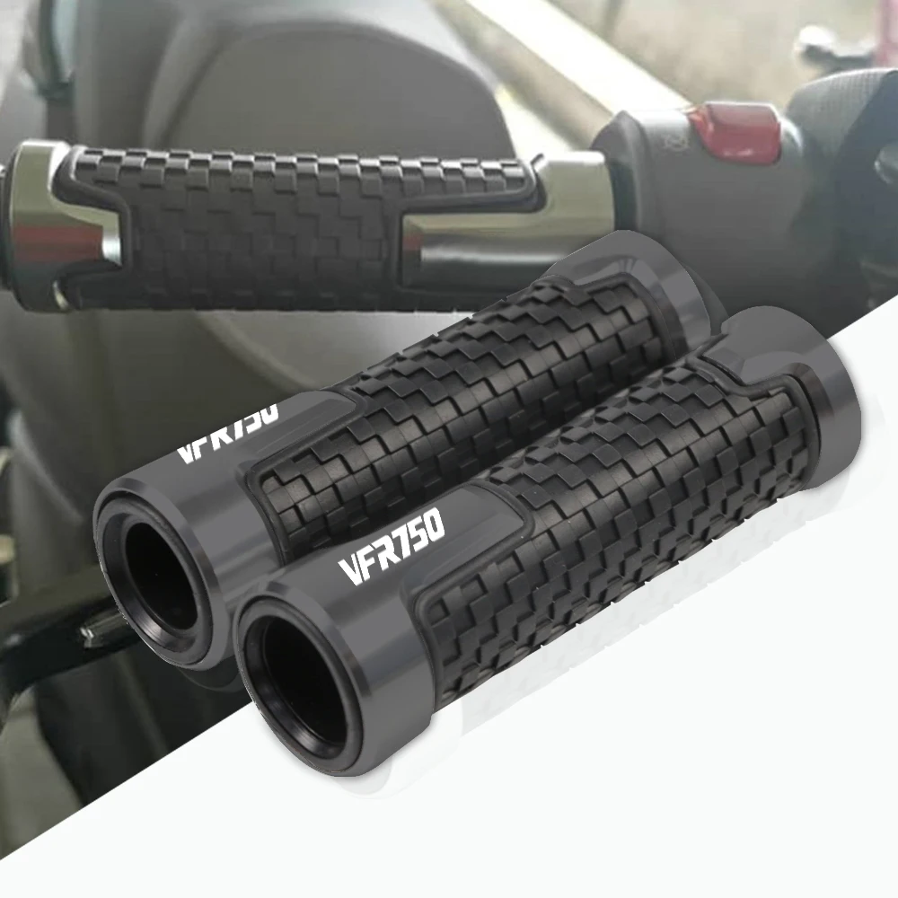 Universal Motorcycle Handlebar Grips Cover Handle Bar Cap End Plug For Honda Vfr 750 Vfr750