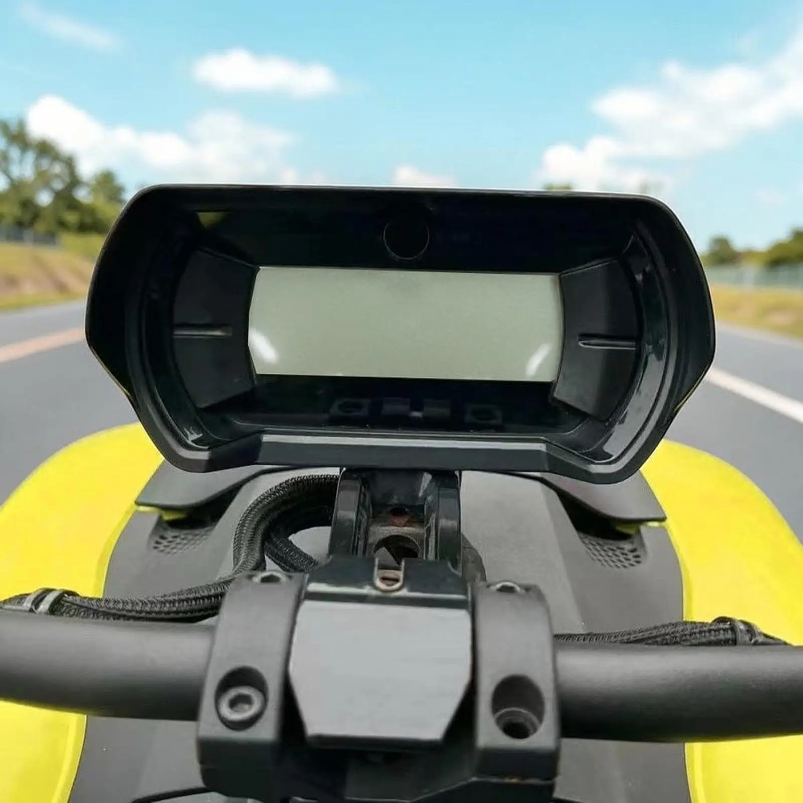 계기판 커버 미터 프레임 스크린 보호 고성능 교체용 계기판 커버 Ryker용 선바이저 미터 커버