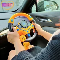 Infant Shining Eletric Simulation Steering Wheel Toy with Light Sound Kids Early Educational Stroller Steering Wheel Vocal Toys 1
