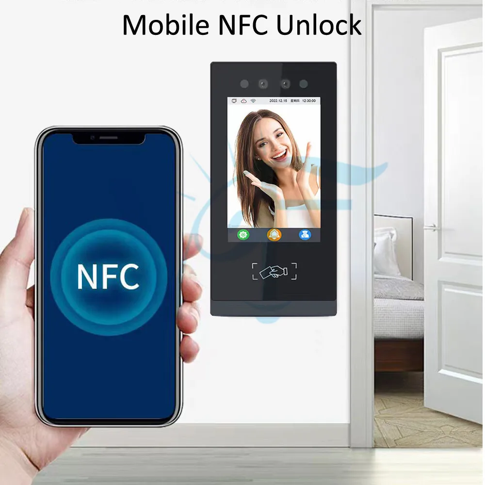 Tuya 7/10 Inch Indoor Monitor Metal Frame 1080P IP Video Intercom 2MP Face Recognition Digital Doorphone Smart Home System Wired